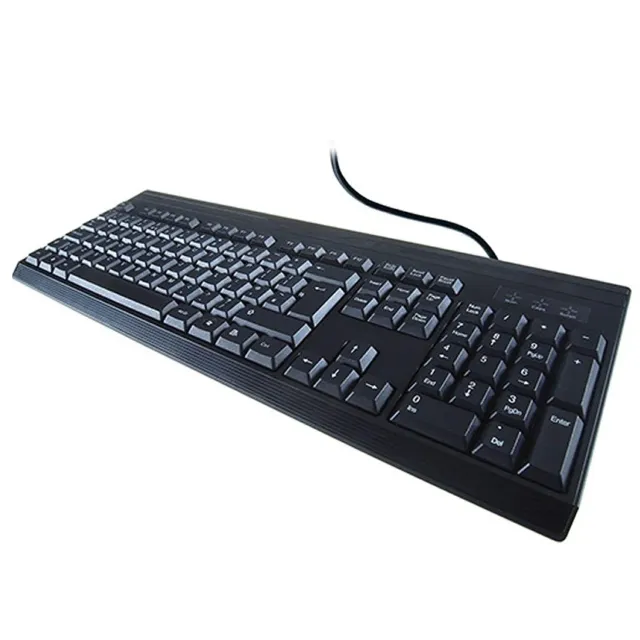 Kenable KB232 USB-Tastatur QWERTY spritzfest mit Ziffernblock
