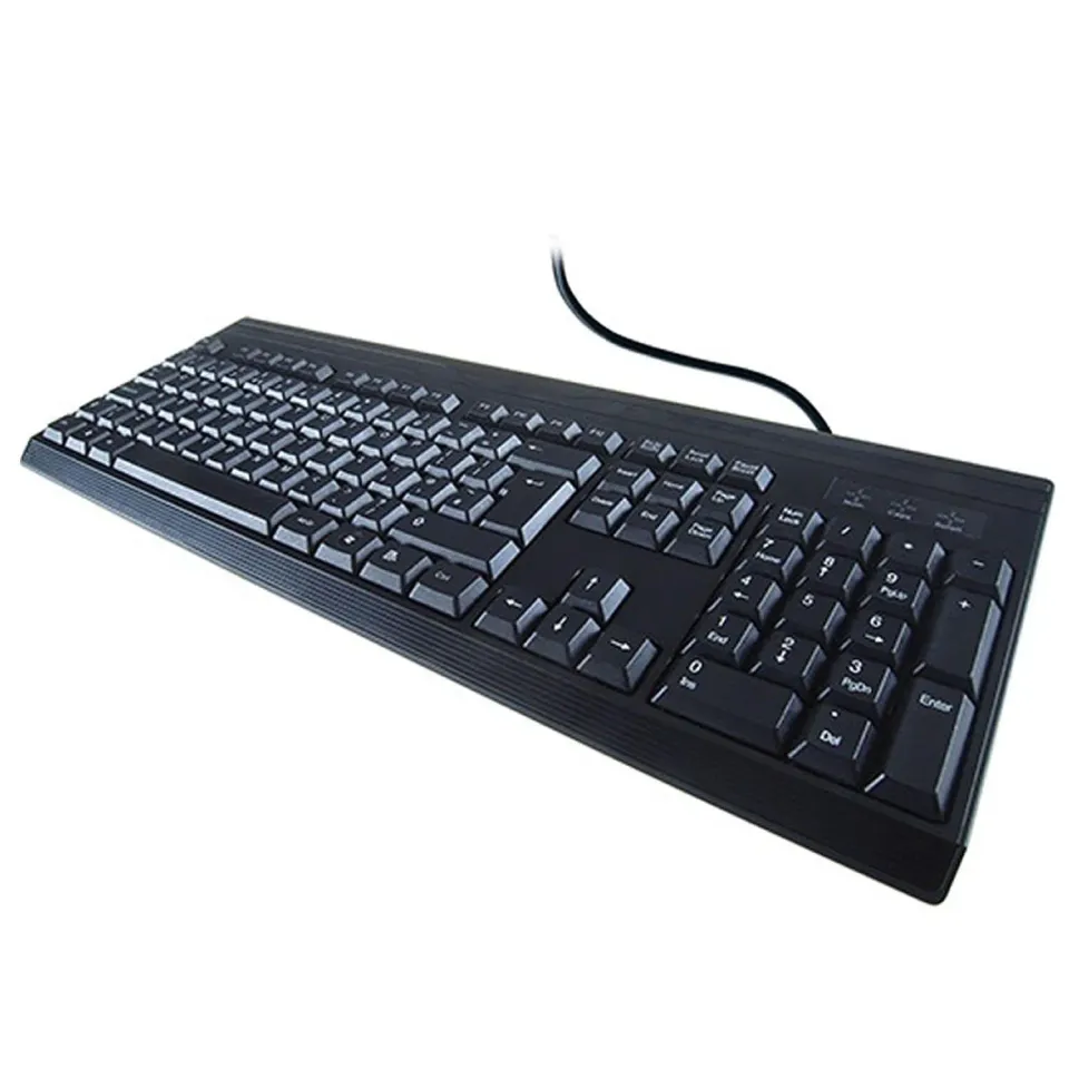 Kenable KB232 USB-Tastatur QWERTY spritzfest mit Ziffernblock
