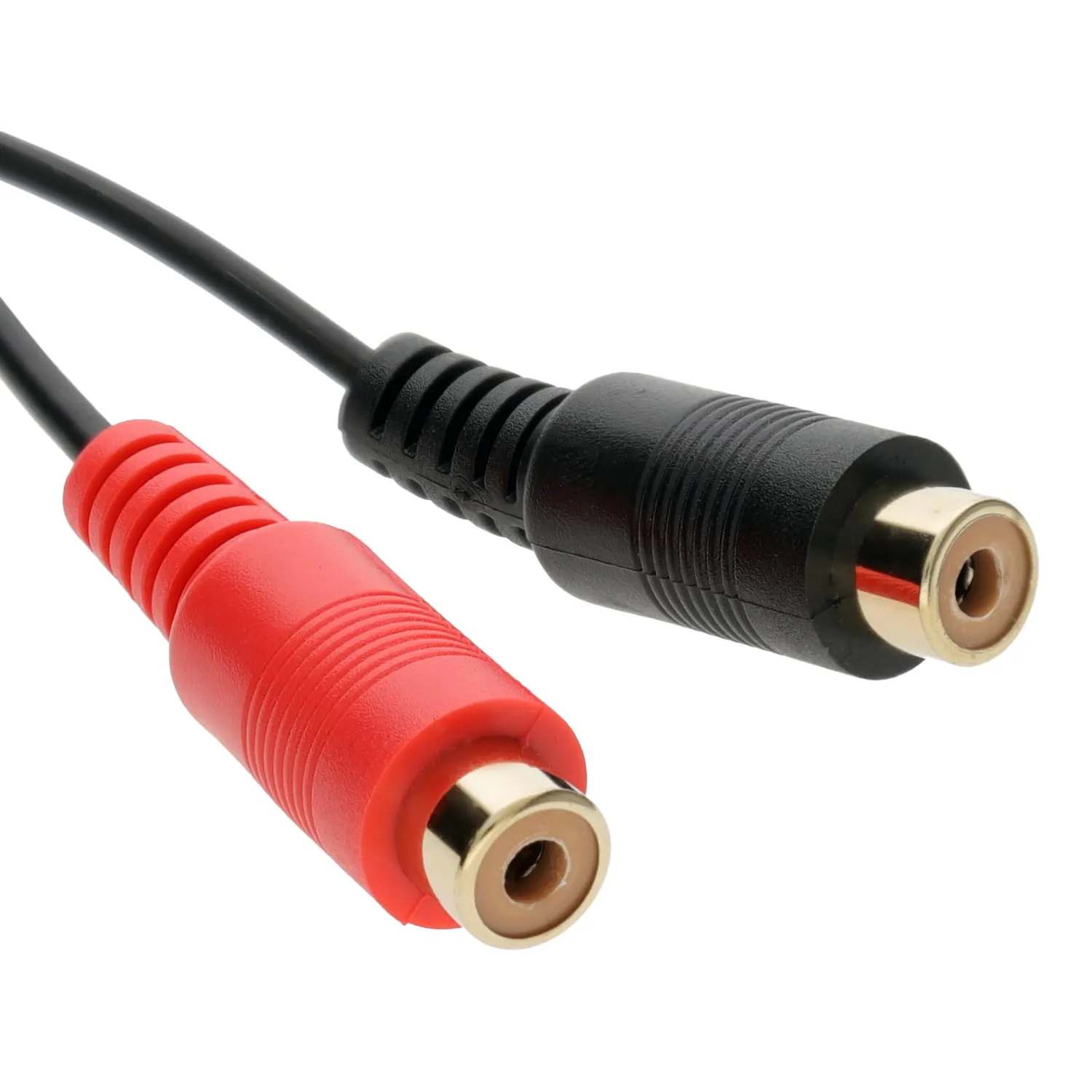 Kenable Klinke Cinch Adapter 3,5mm auf 2x RCA kurz
