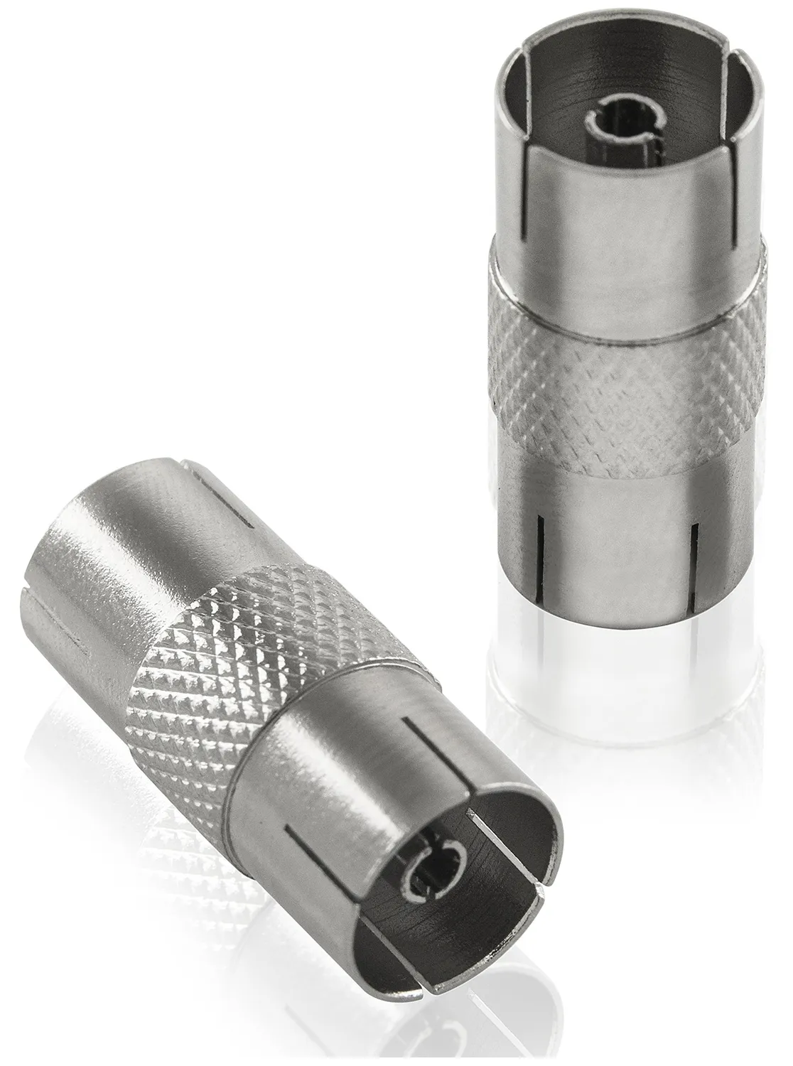 Poppstar SAT-Adapter IEC Buchse-Buchse Koaxkupplung 8x