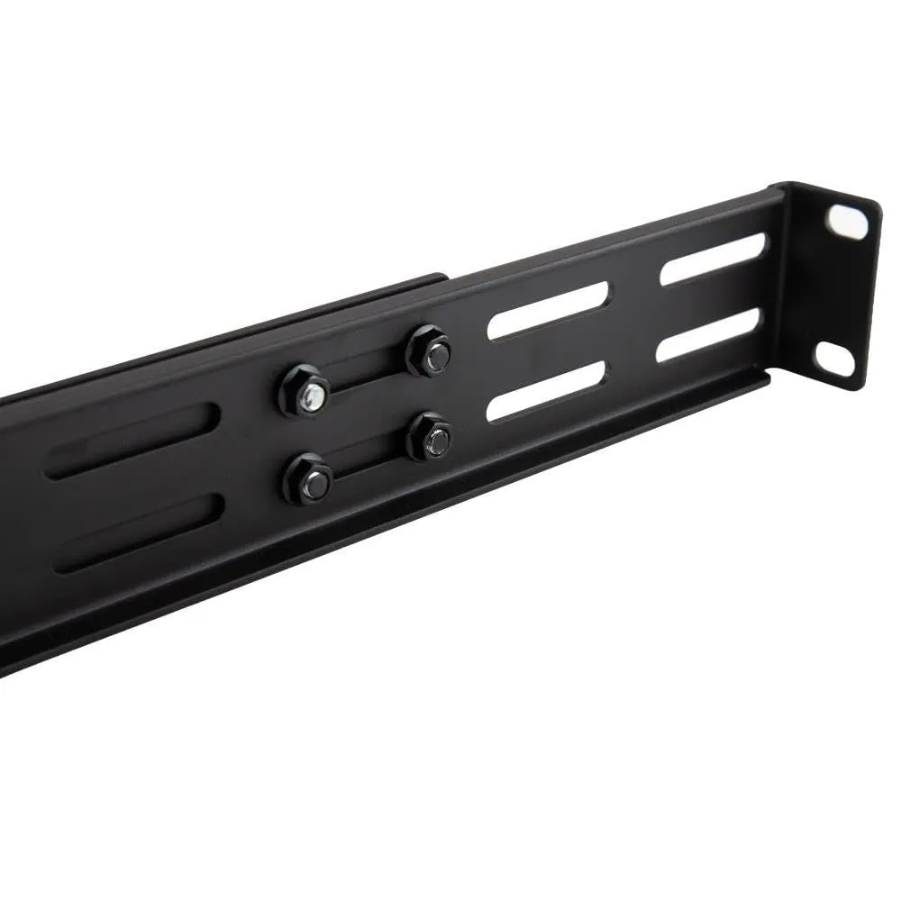 Kenable 1U Rackschienen 25-45cm 19 Zoll verstellbar