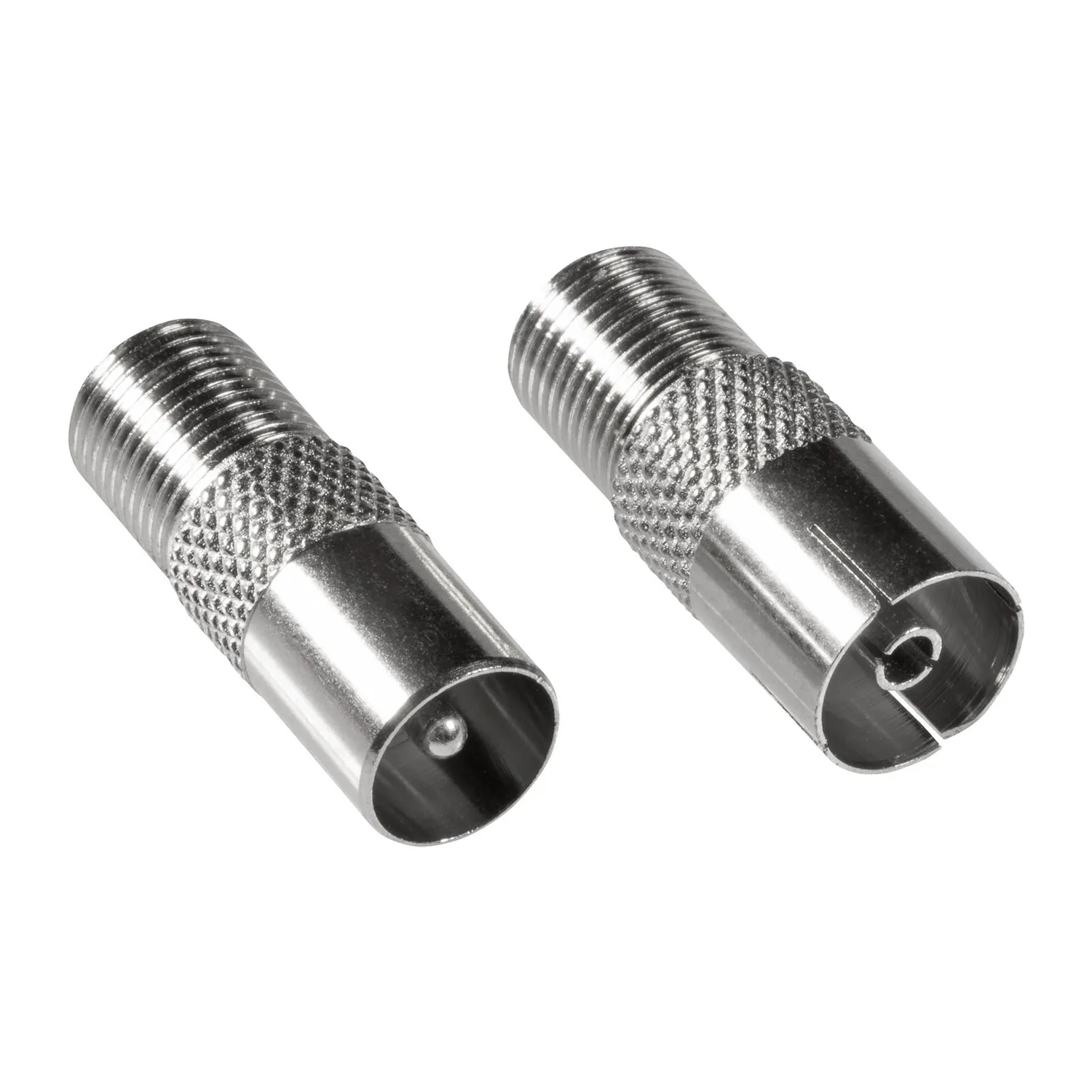Poppstar SAT Adapter Koax Antenne 8 Stück silber