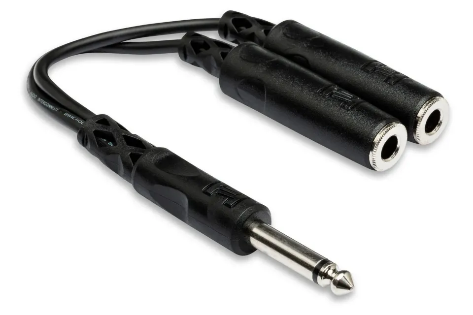 Hosa YPP-111 Y-Kabel 6,35mm Klinke Insert