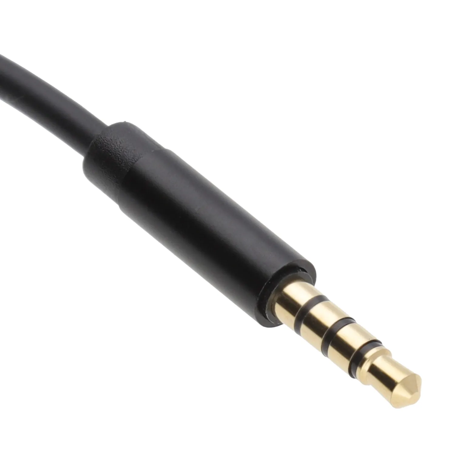 Kenable Pro 4-Pol 3,5mm Klinkenkabel 1m schwarz TPE