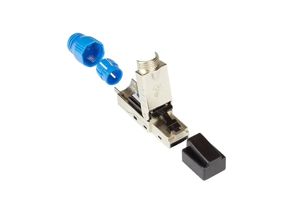 Good Connections Cat.8.1 RJ45-Netzwerkstecker Metall werkzeuglos