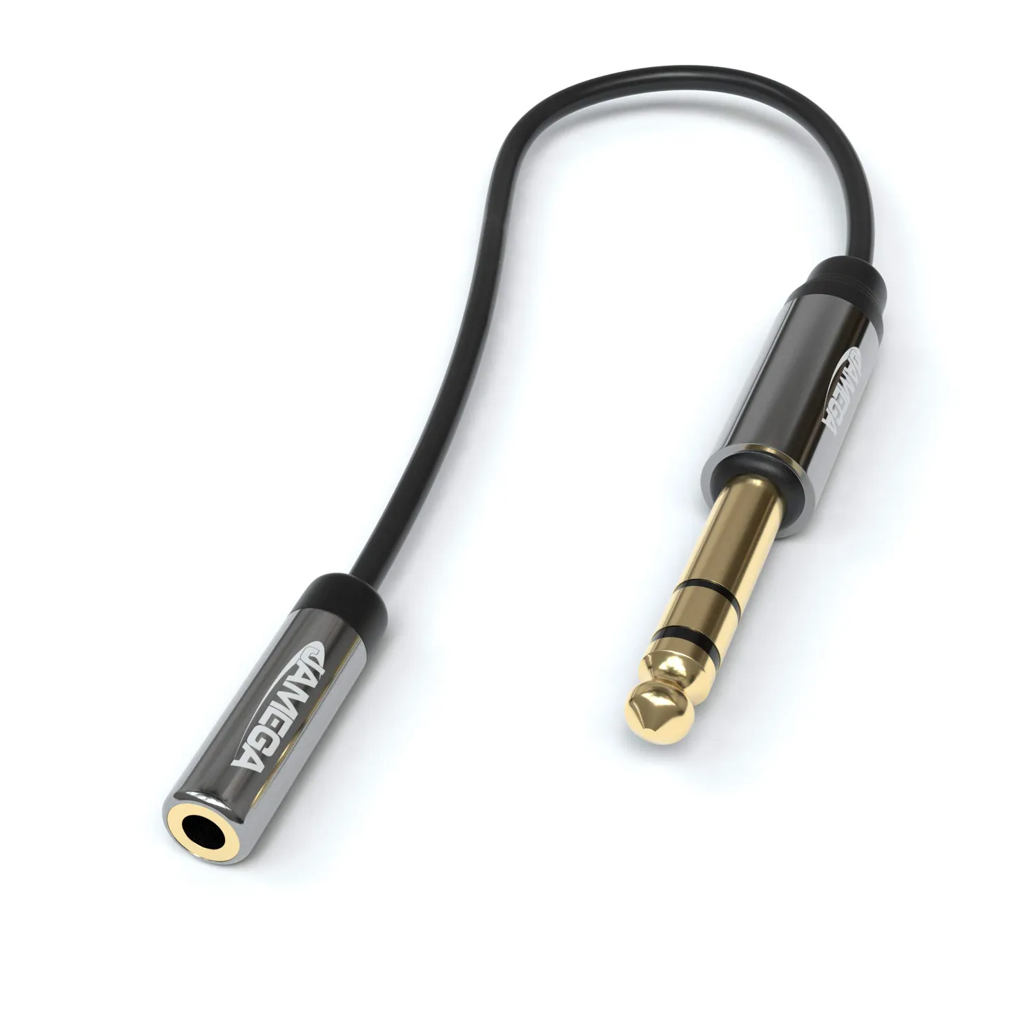 JAMEGA Klinken-Adapterkabel 6,3mm Stecker 0,1m stereo