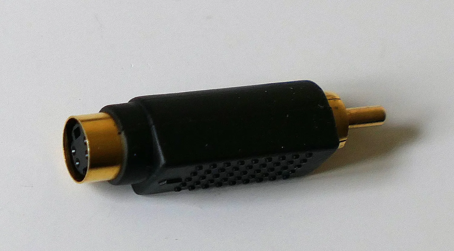 Kenable SVHS S-Video Composite Cinch Adapter vergoldet bidirektional