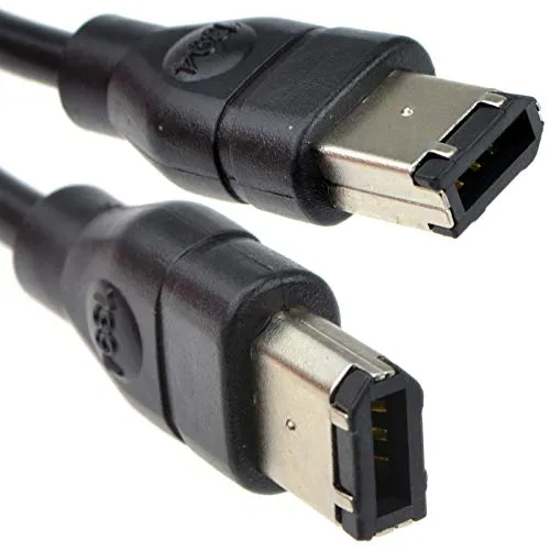 kenable Firewire DV Kabel 6-Pin auf 6-Pin 5m schwarz