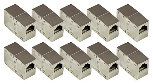 Good Connections Cat.6A Patchkabel-Kupplung RJ45 silber