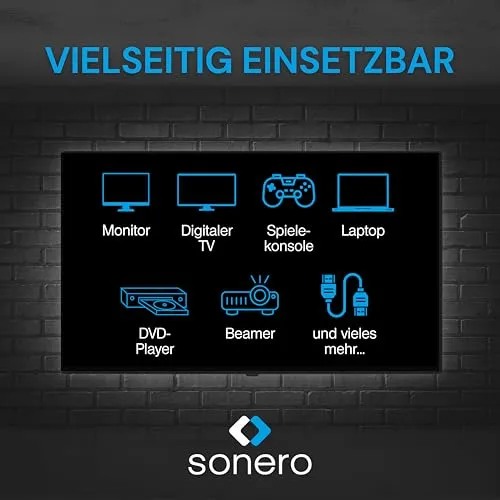 Sonero PHC111-050 HDMI Kabel 5,0m 8K
