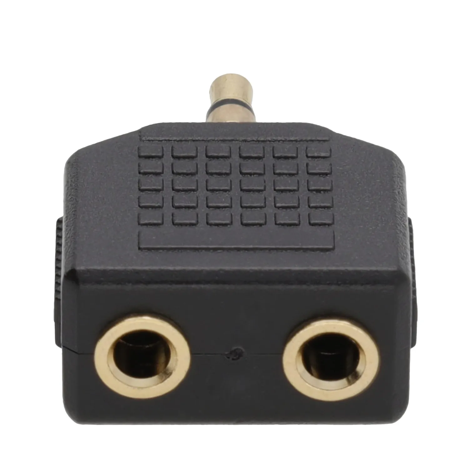 Kenable 3,5mm Y-Adapter Kopfhörer Splitter vergoldet