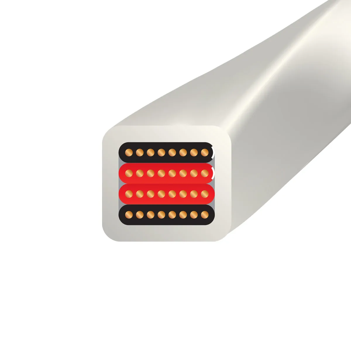 WireWorld Luna 10 Lautsprecherkabel 2,0m Paar OFC