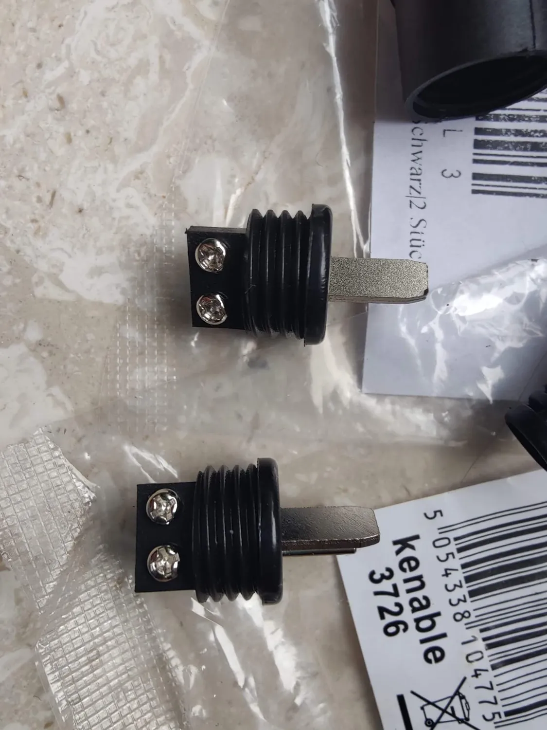 Kenable 2-Pin DIN-Stecker Lautsprecher 4er Pack