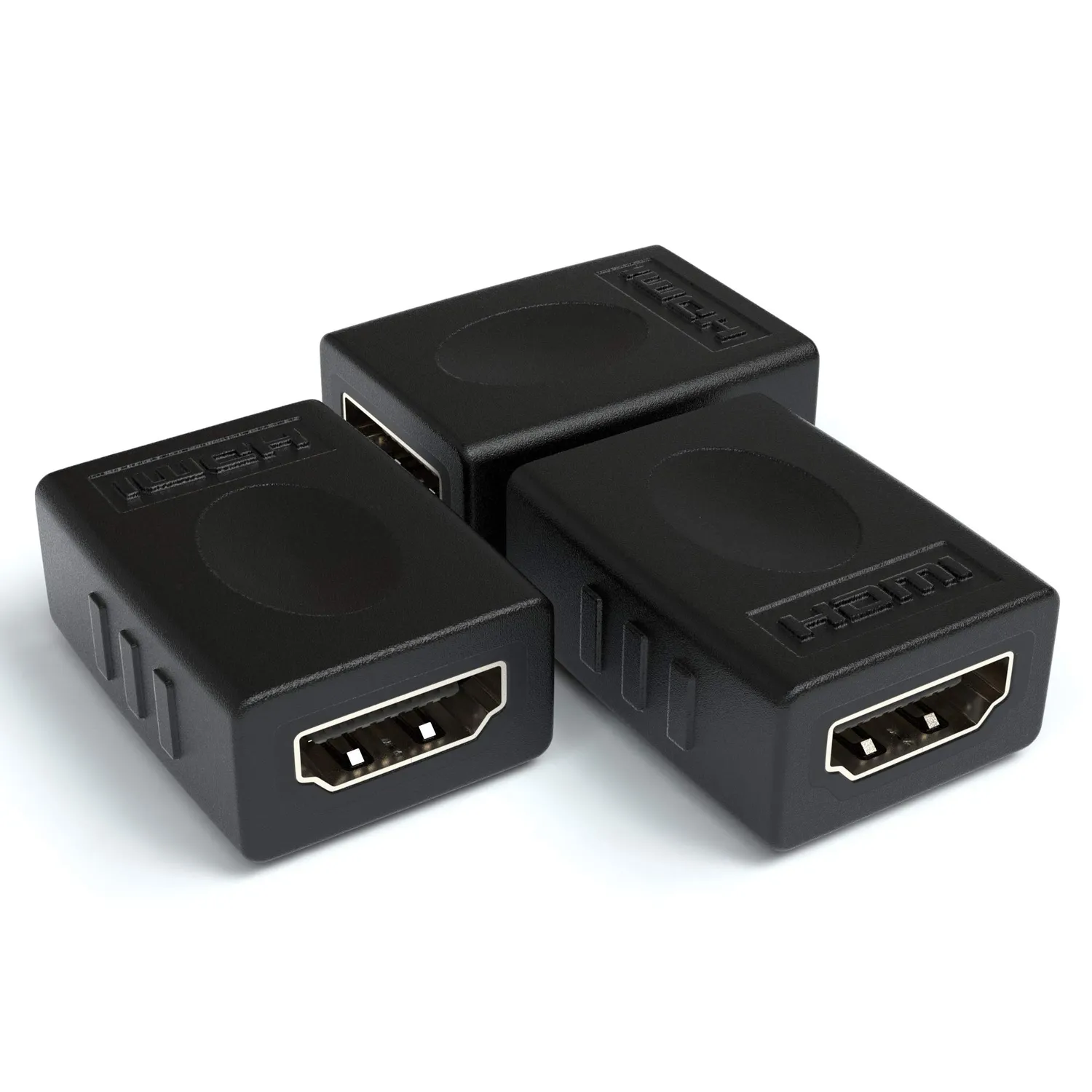 Jamega HDMI Adapter Buchse-Buchse 1er Pack vergoldet 4K