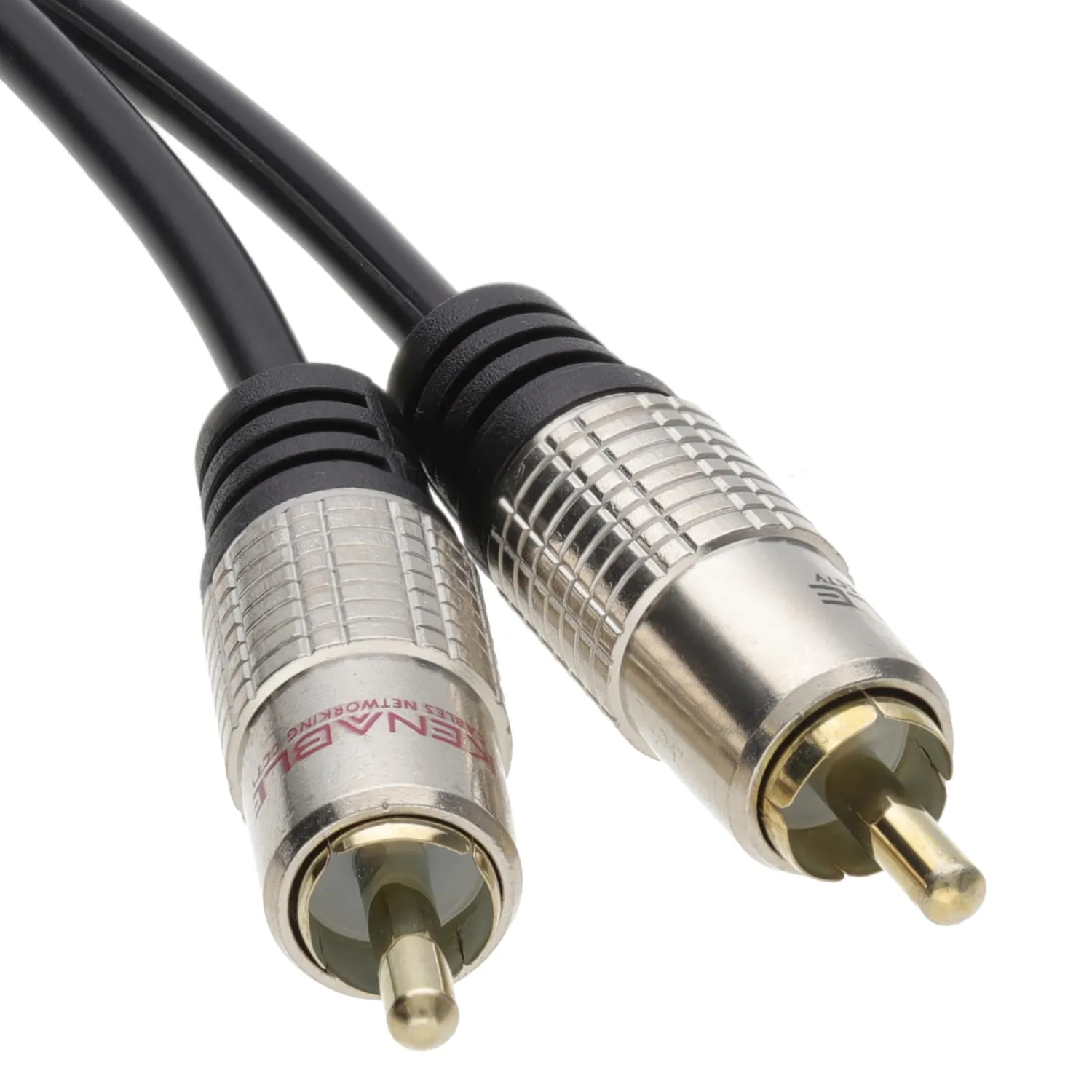 Kenable Profi Audio Cinch Kabel 0,5m Stereo