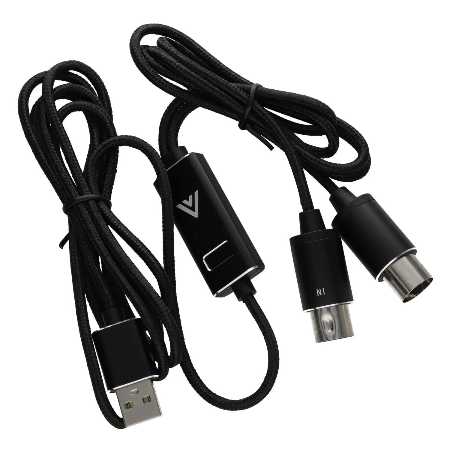 Kenable USB MIDI Interface Kabel 1,5m 16 Kanäle