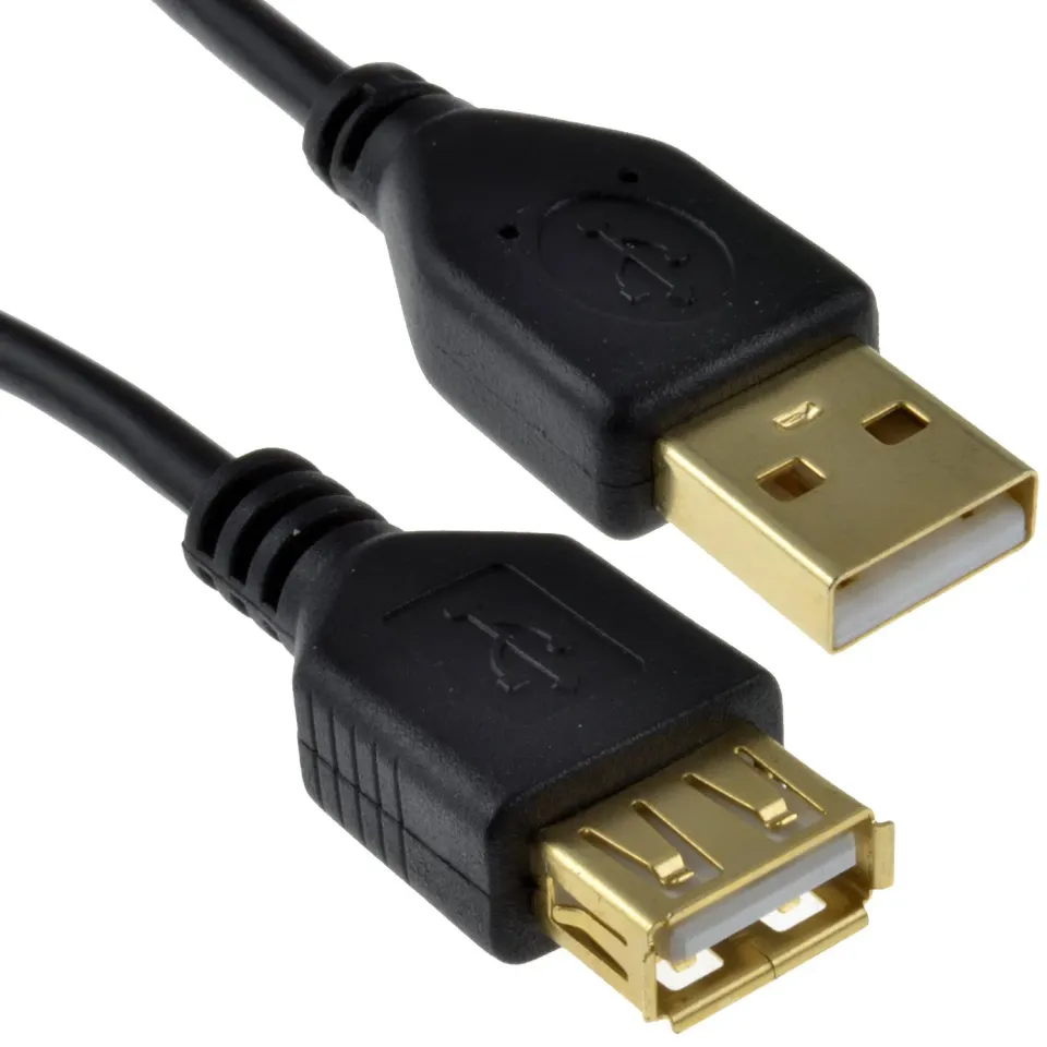 Kenable USB 2.0 Verlängerungskabel A 0,5 m schwarz