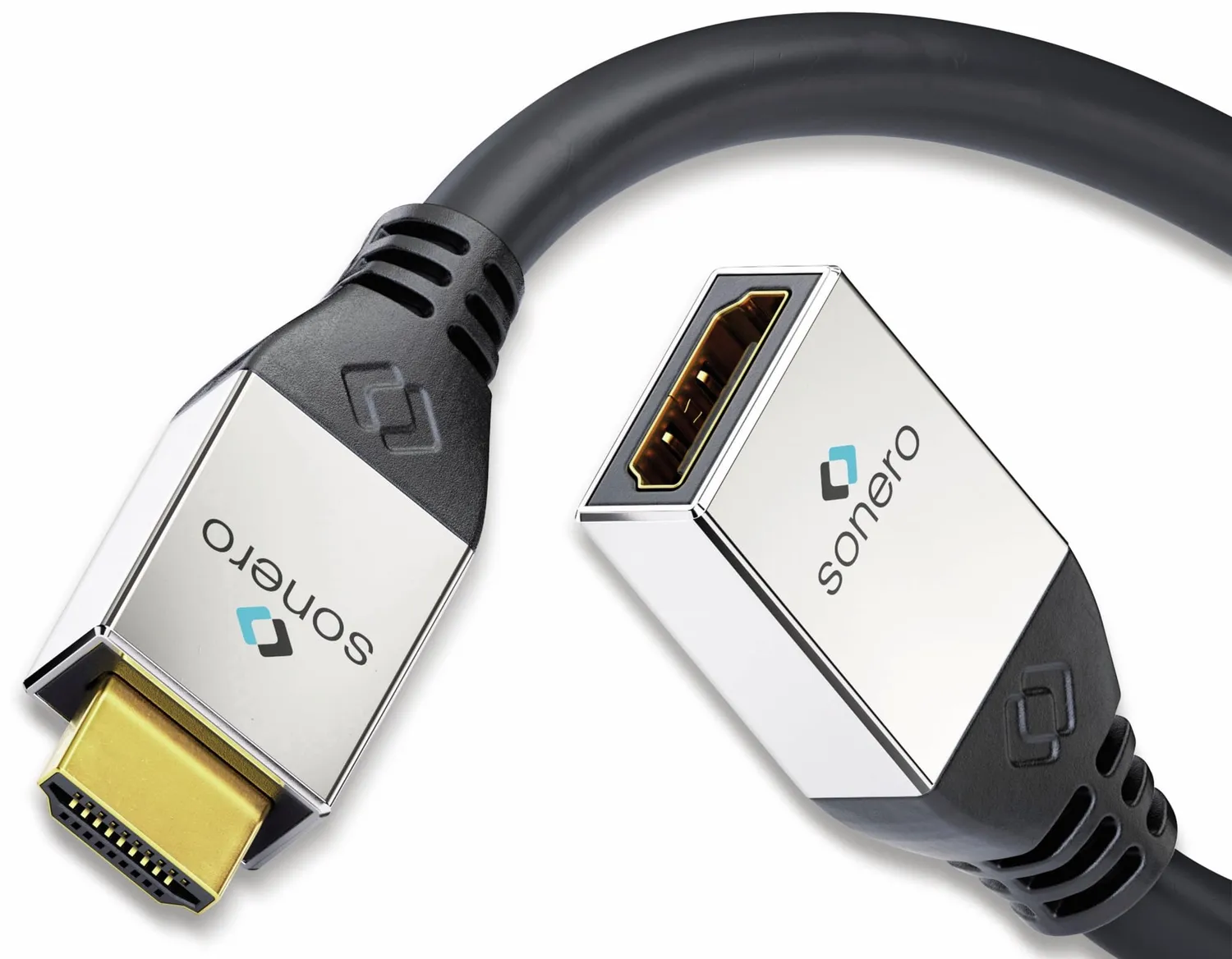 Sonero Premium S-HCA000 HDMI Adapter 0,25 m 4K schwarz