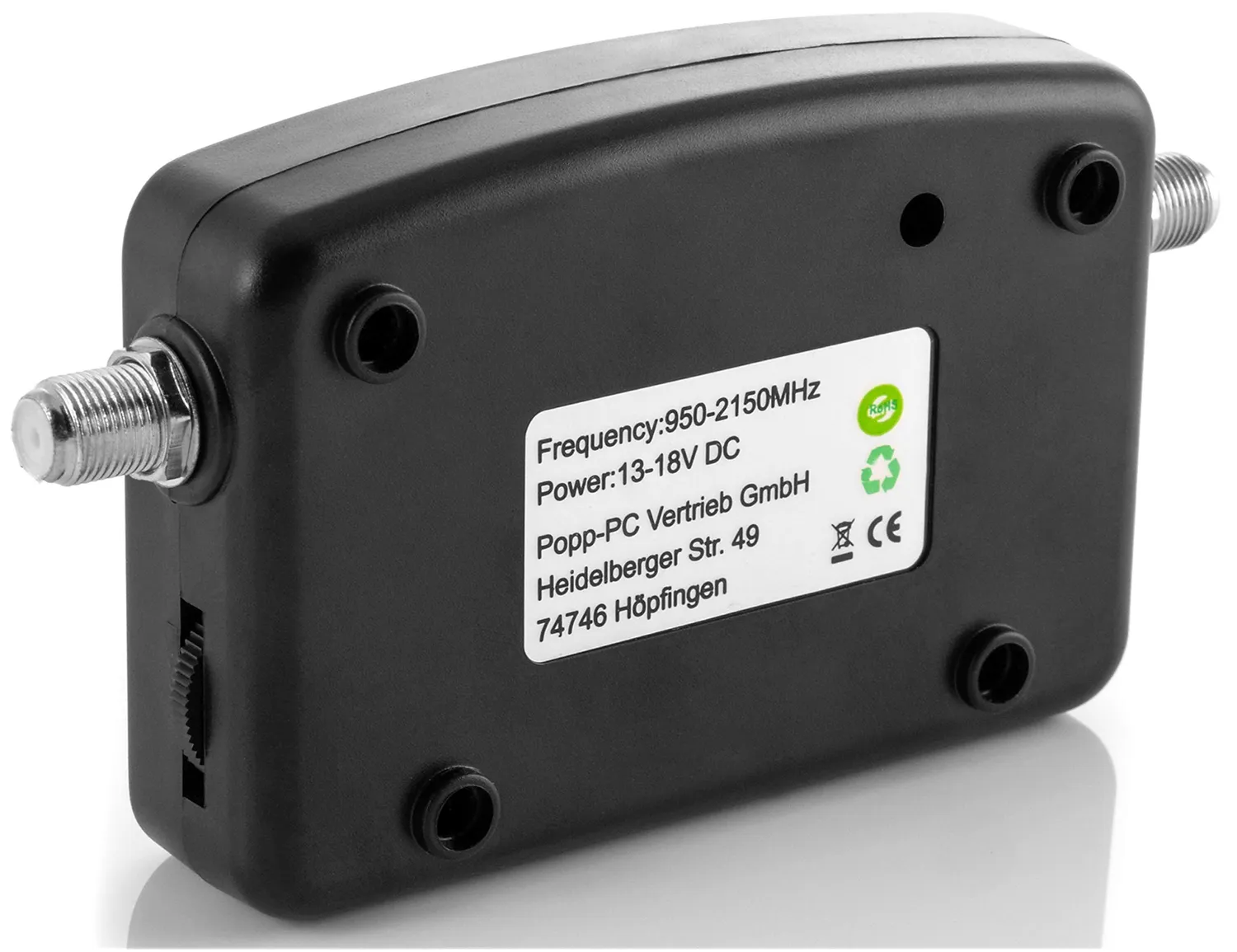Poppstar Digital Satfinder Messgerät digital inkl. Kabel