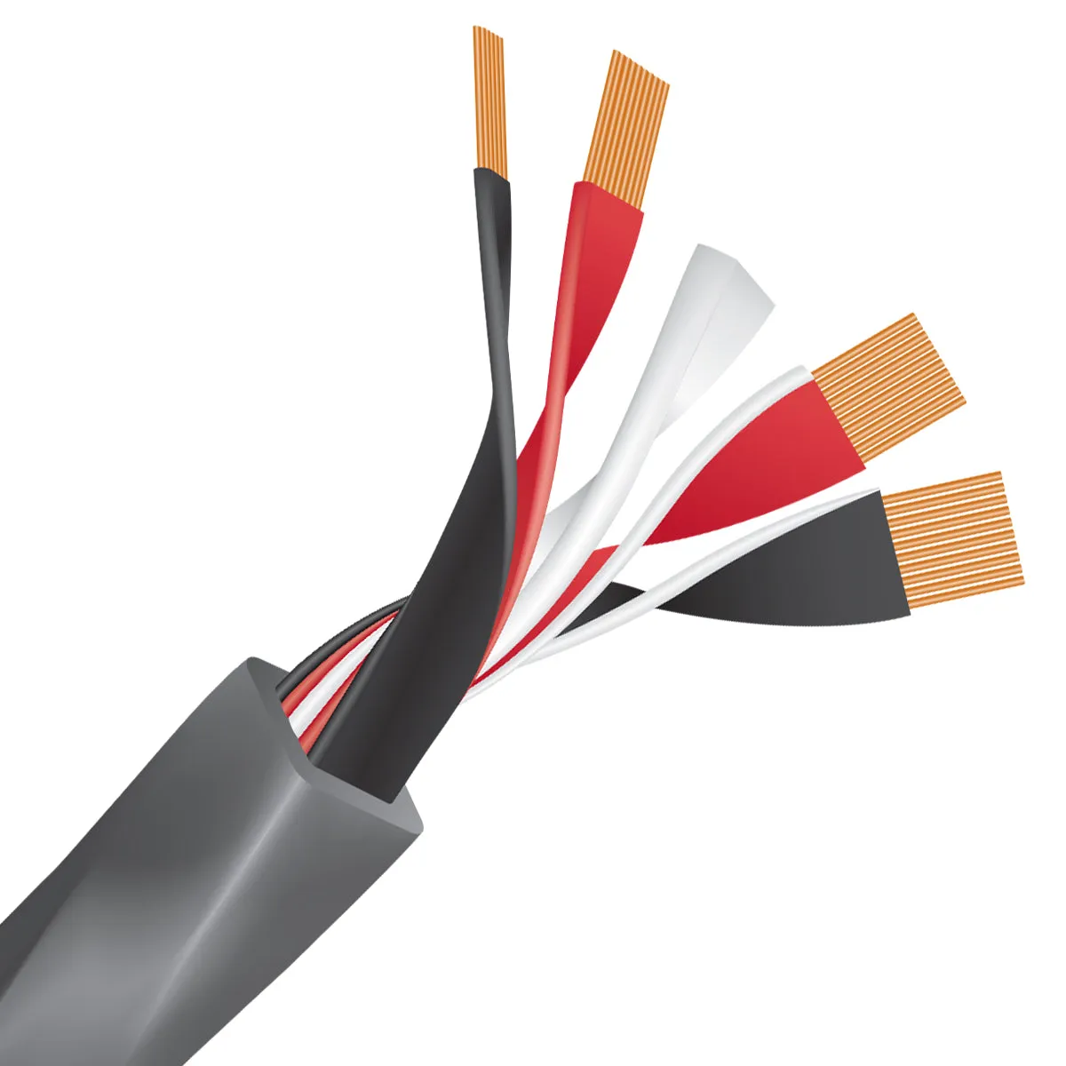WireWorld Equinox 10 Lautsprecherkabel 2,0m Paar 11AWG
