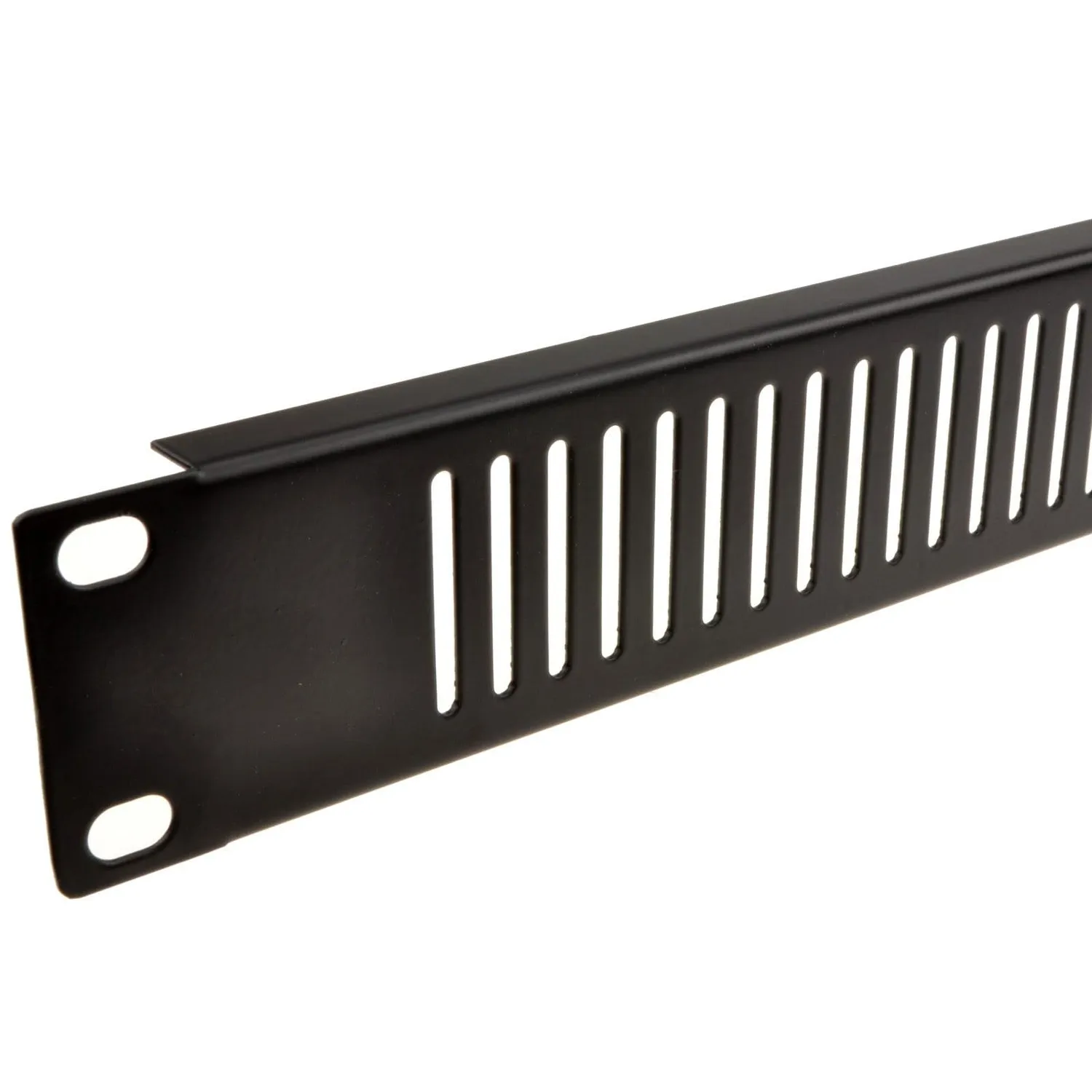 Kenable 1U Blindplatte 19 Zoll Rack Stahl schwarz