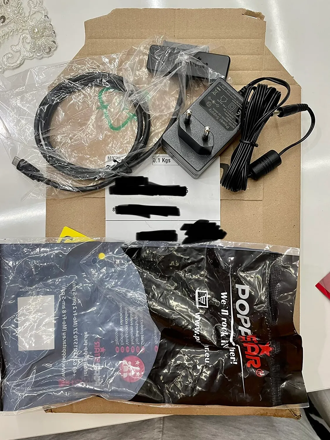 Poppstar PWM Lüfter Kabel Set 4-Pin Y-Kabel 15cm