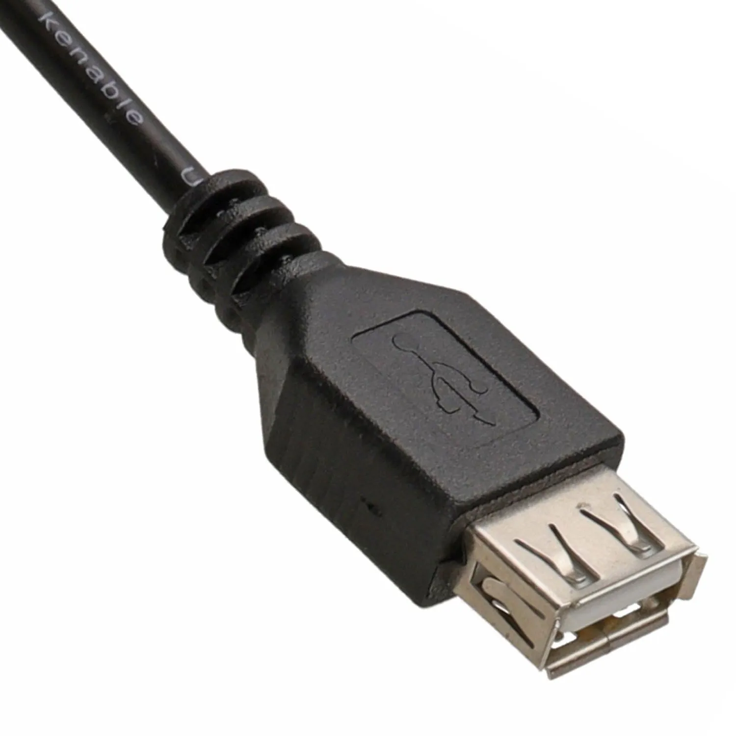 Kenable USB 2.0 Verlängerungskabel 0,3m schwarz 480Mbps