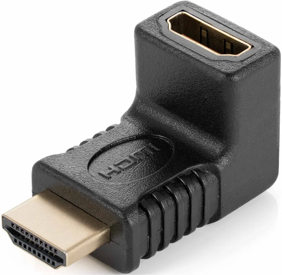 Poppstar HDMI Winkelstecker 90 Grad Adapter 4K UHD