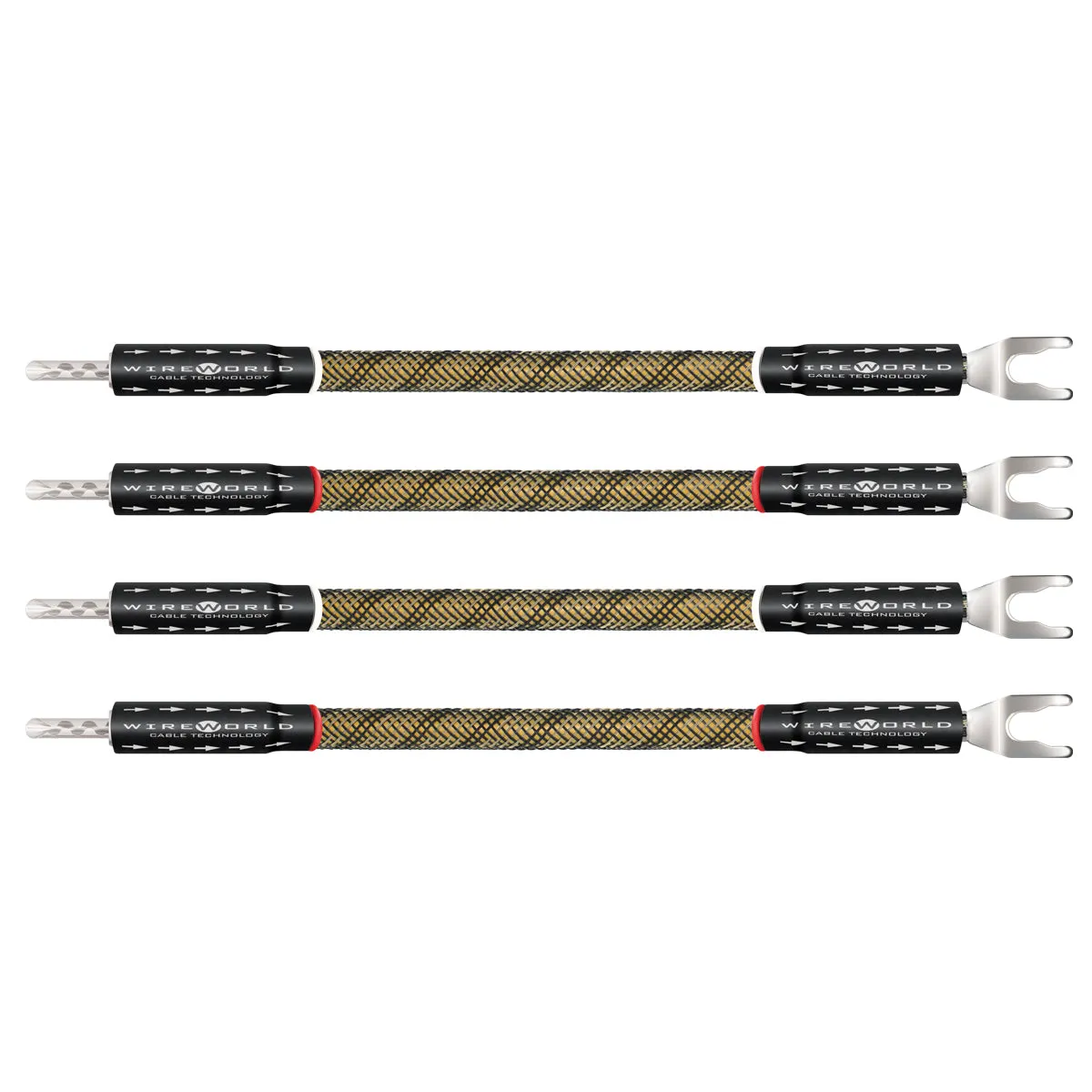 WireWorld Gold Eclipse 10 Bi-Wire Jumper Bananen 4er