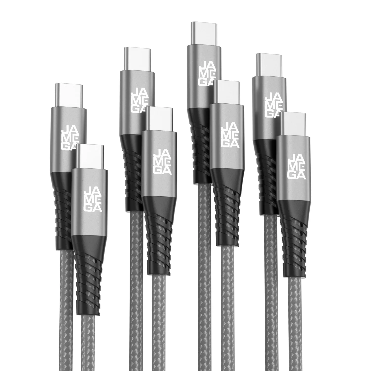Jamega USB-C Kabel rot 4er Pack 0,5m 1m 2m 3m Fast Charge