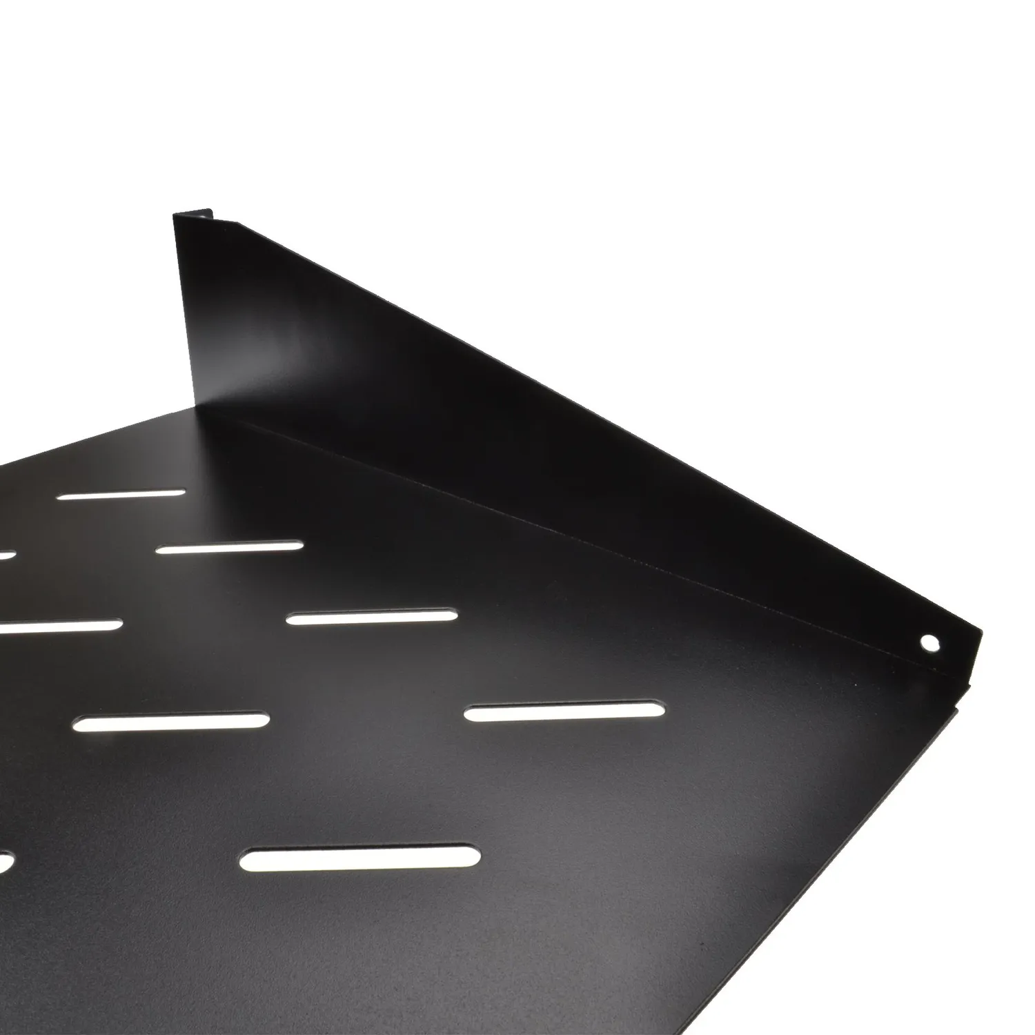 Kenable 19 Zoll Rackboden 2U 350 mm schwarz belüftet