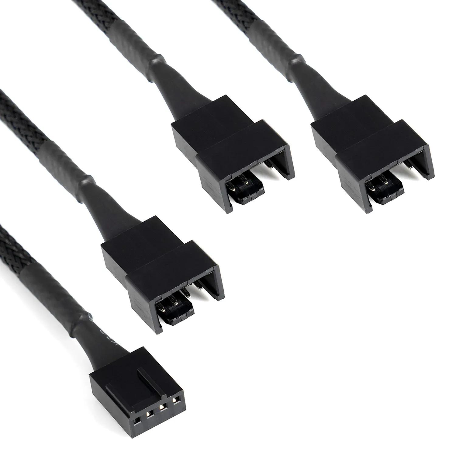 Poppstar PWM Lüfter Verteilerkabel 20cm 3-fach 4-Pin