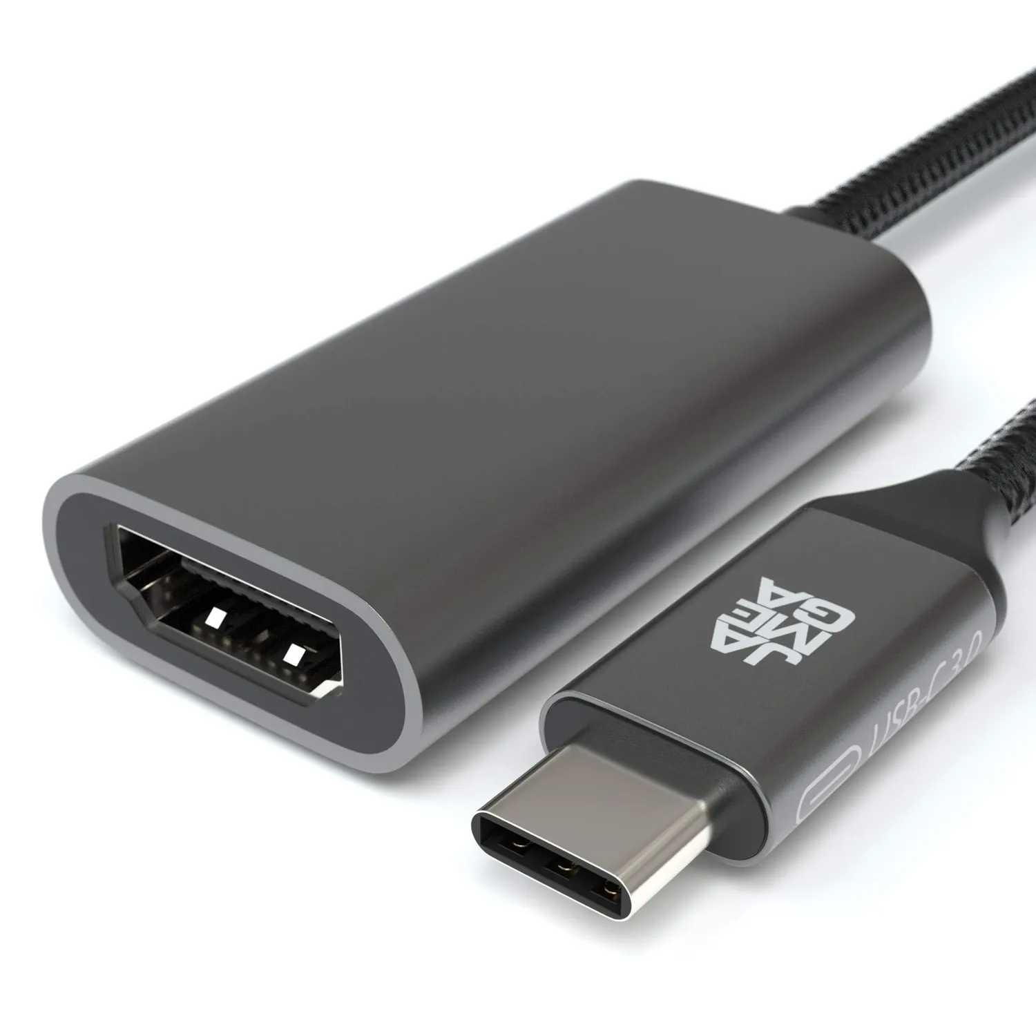 JAMEGA USB-C zu HDMI Adapter 4K 1er Pack schwarz