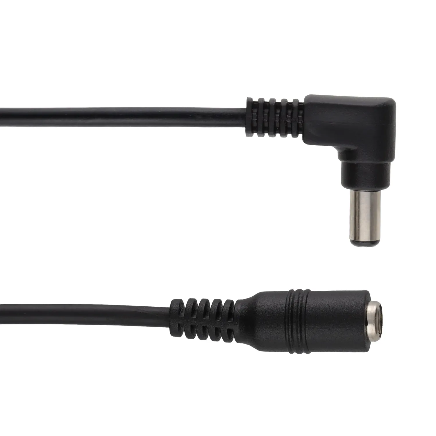 Kenable DC Verlängerungskabel 5,5x2,5mm gewinkelt 1m schwarz