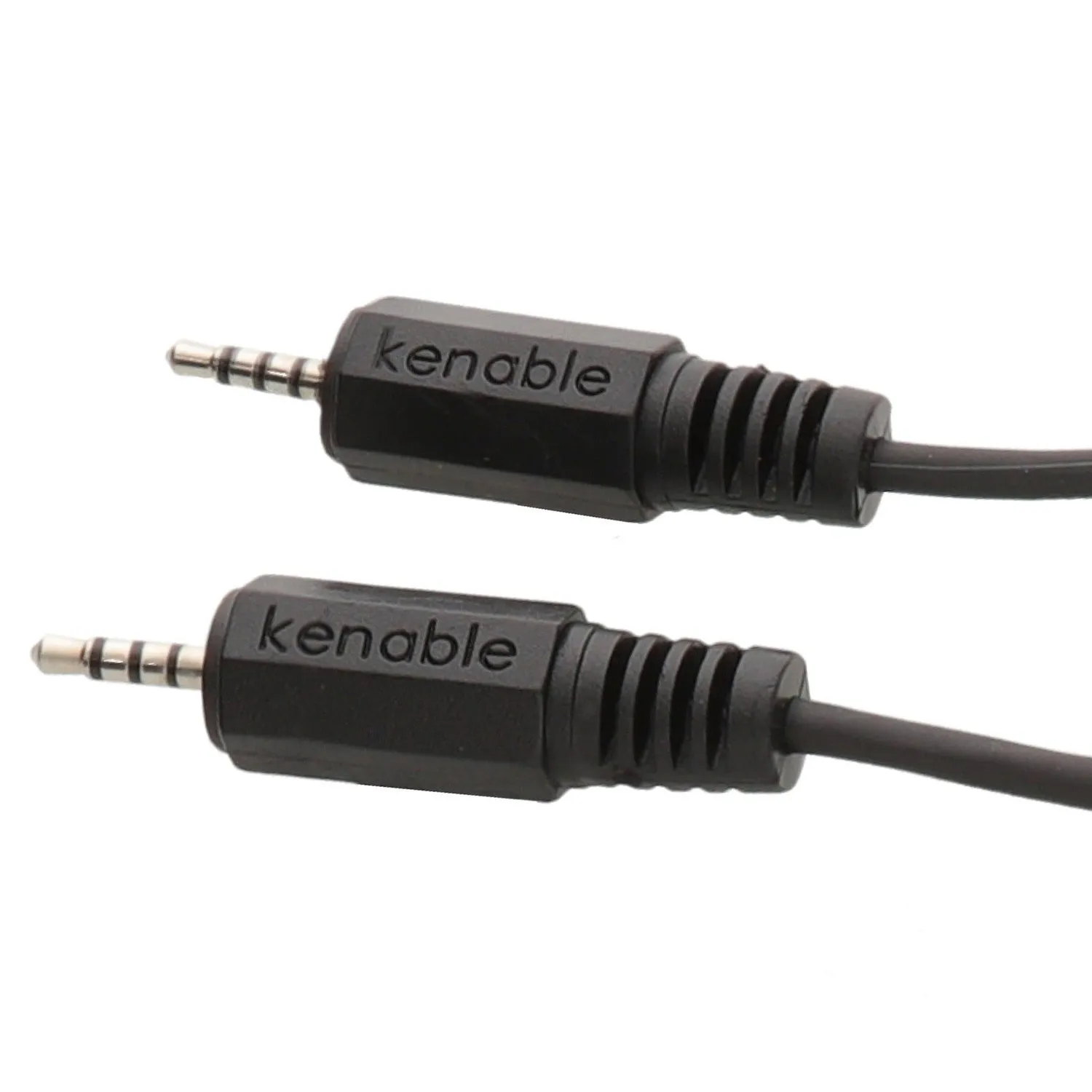 Kenable 2,5mm Klinkenkabel 4-polig 1m schwarz TRRS