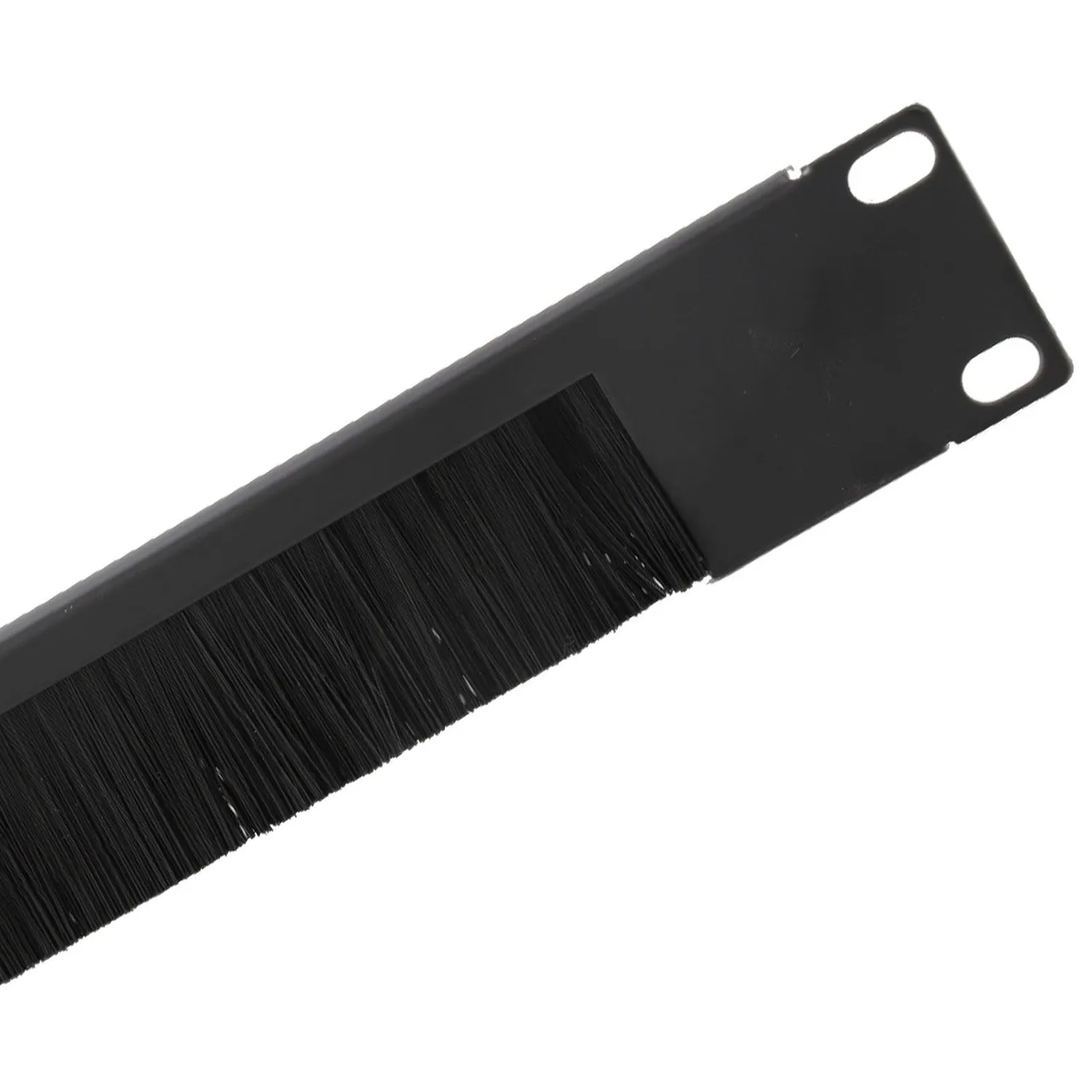 Kenable Bürstenleiste 1U Halbes Frame 19 Zoll Schwarz