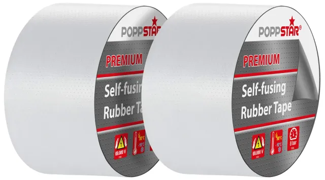 Poppstar Universal Isolierband selbstverschweißend 5m 2er Set