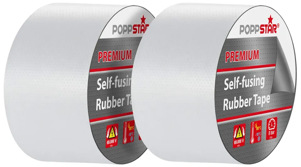 Poppstar Universal Isolierband selbstverschweißend 5m 2er Set