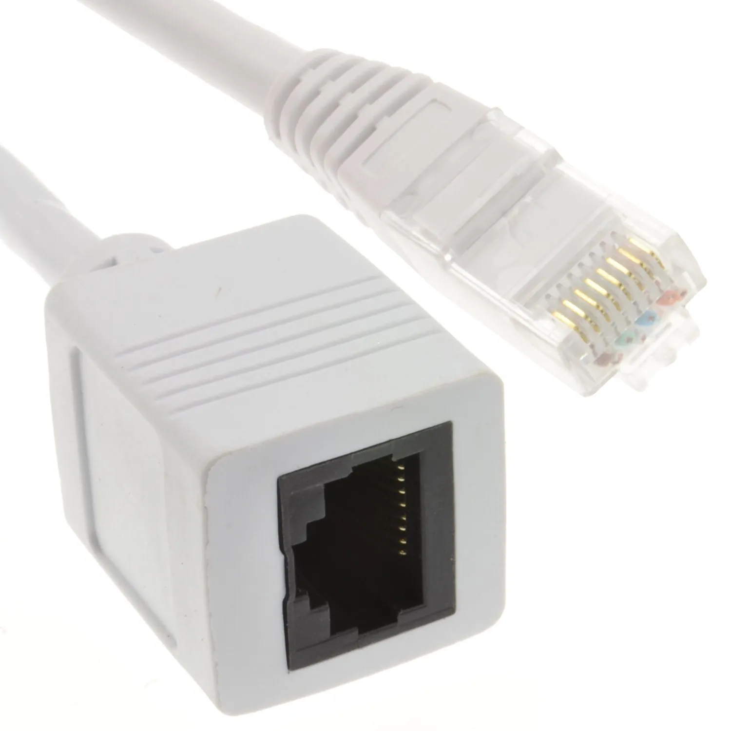 Kenable CAT6 RJ45 Netzwerk-Verlängerungskabel 0,15m Schwarz Kupfer