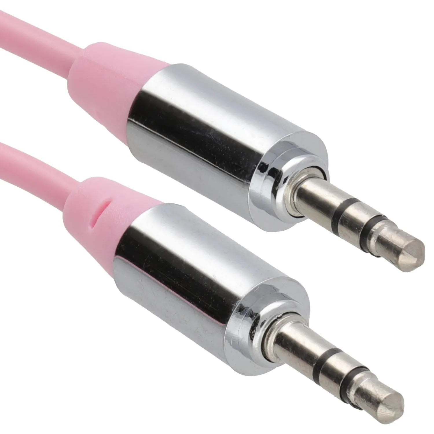 Kenable Pro AUX Kabel 3,5mm 1m Metall Rot