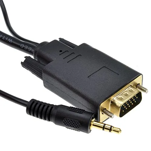Kenable 77HDMI-VGCBL HDMI zu VGA Kabel 1 m mit Audio Full HD