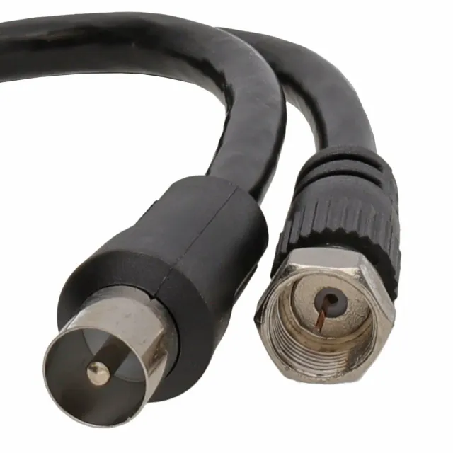 Kenable Sat-Kabel F-Stecker Antennenstecker 0,5m 75 Ohm