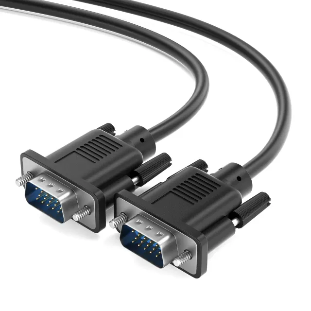 Jamega VGA Kabel 1m Full HD Monitorkabel 15-polig