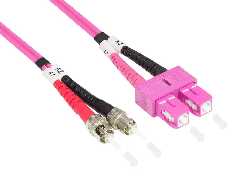 Good Connections OM4 LWL Patchkabel SC/ST 0,5m violett