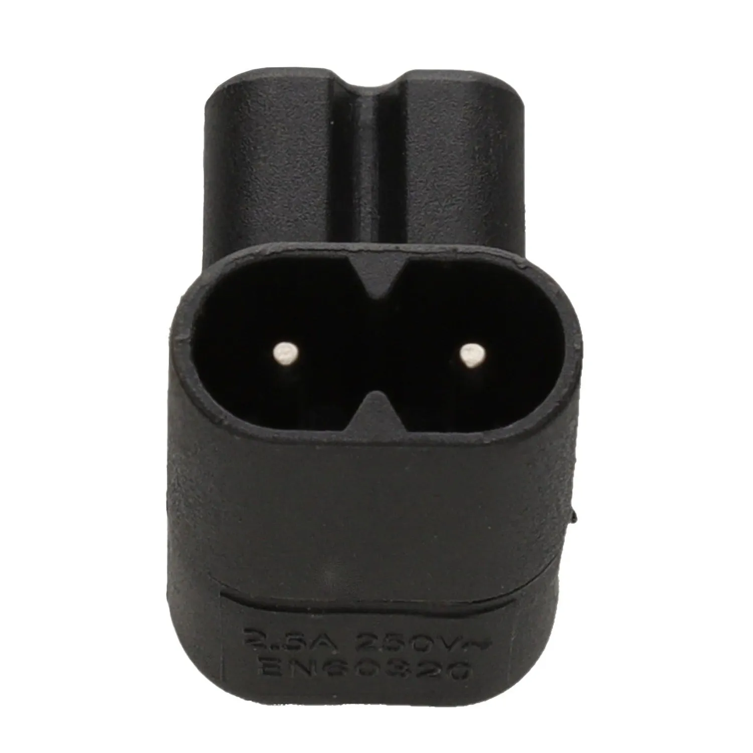 Kenable C7/C8 Winkeladapter Vertikal 2,5A Figure-8