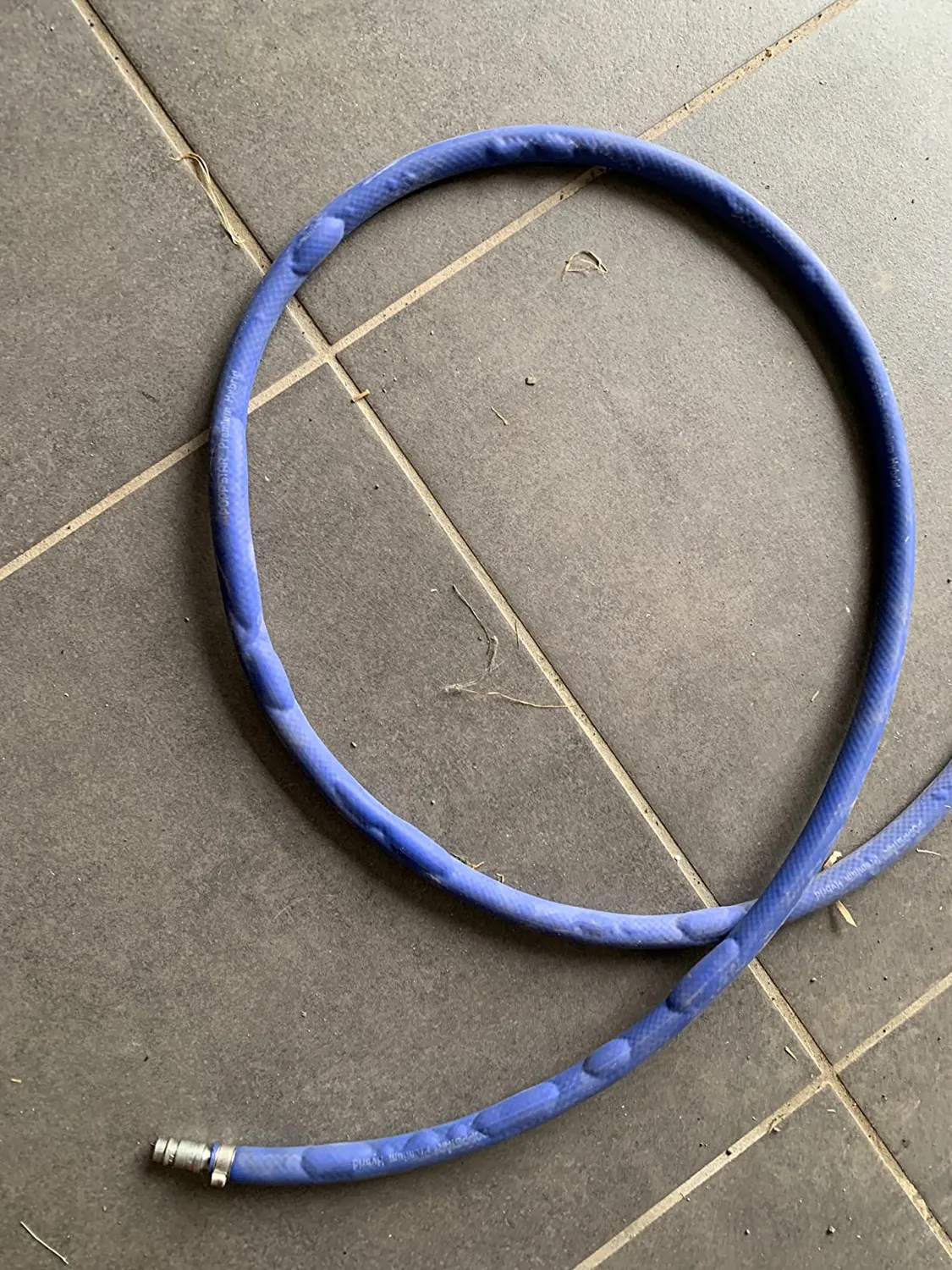 Poppstar Druckluftschlauch 50m NW 7,2 Luftschlauch blau 20bar