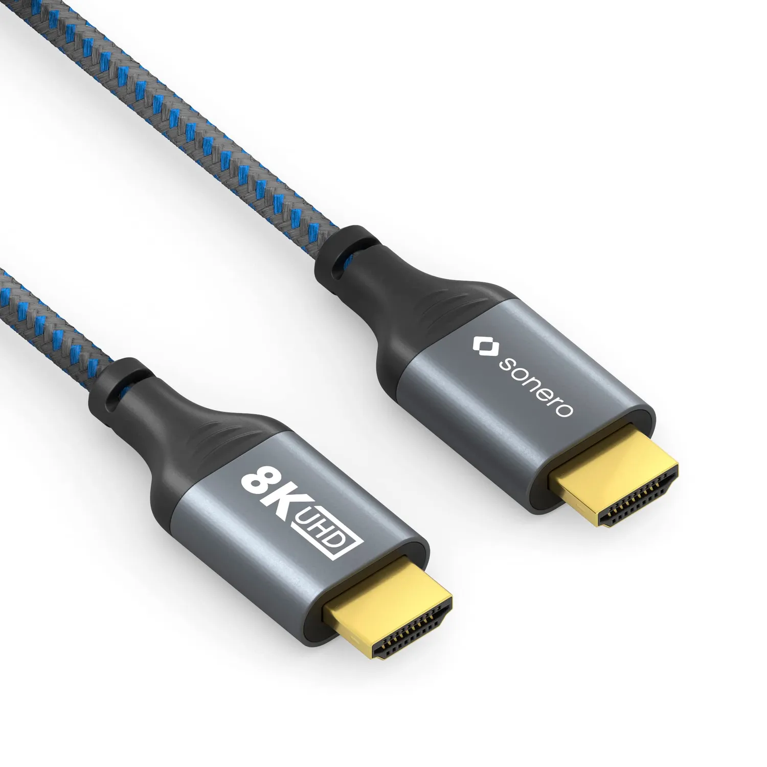 Sonero SPC-HD110-030 HDMI-Kabel 3 m 8K grau/blau