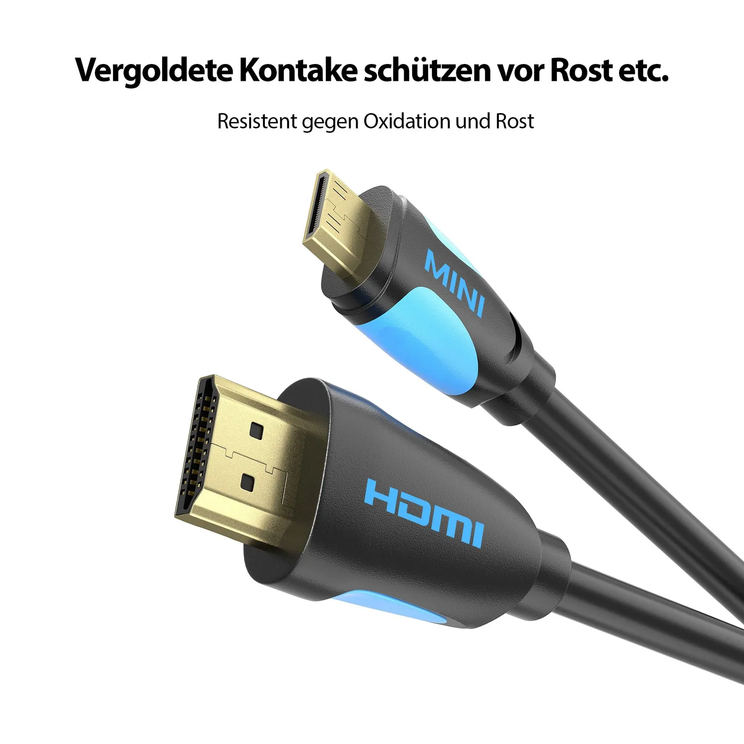 JAMEGA Mini-HDMI Kabel Typ C-A 5m 4K