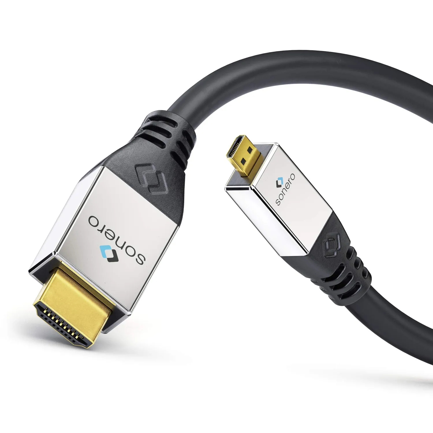 Sonero S-HC300-030 Micro-HDMI Kabel 3m 4K/60Hz schwarz