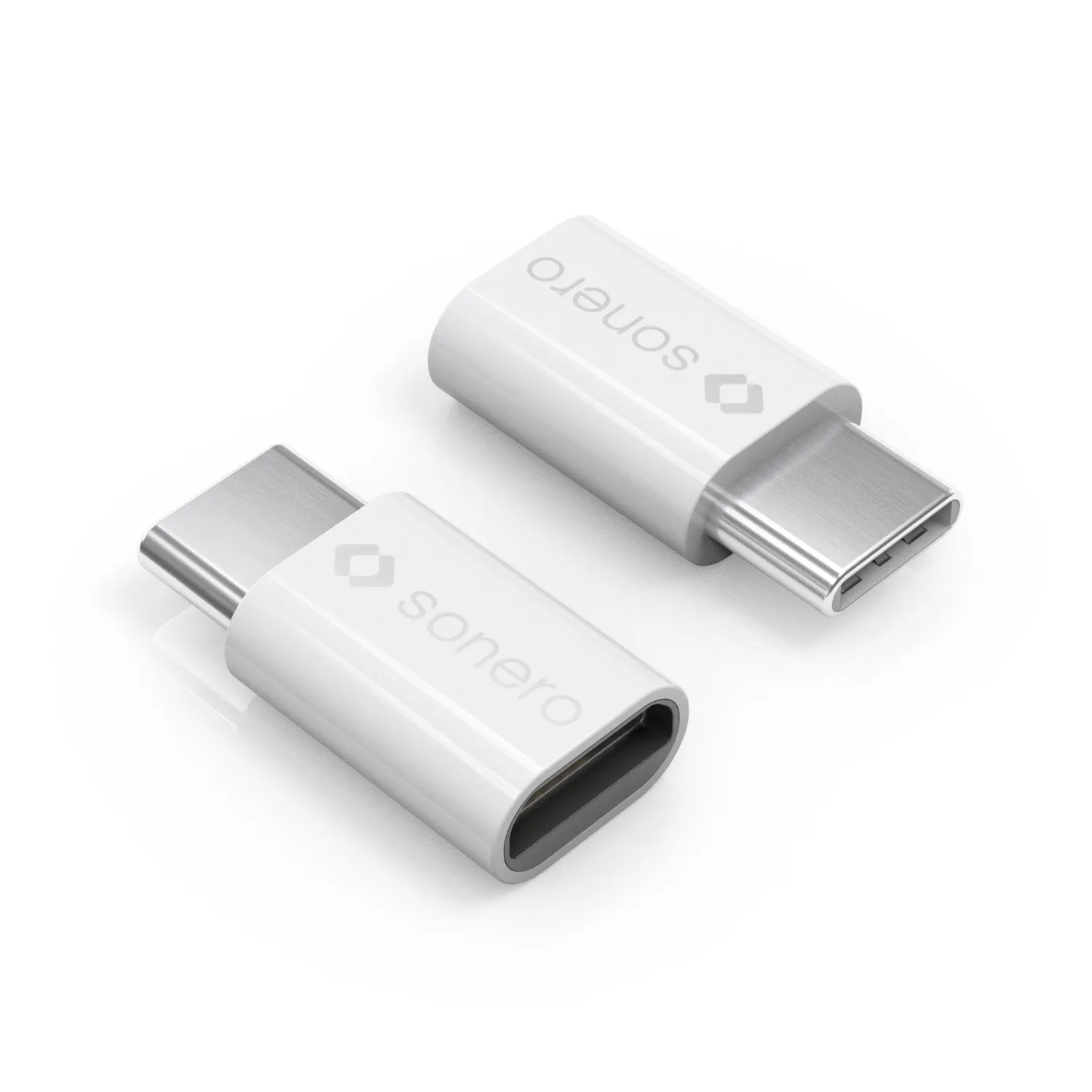 Sonero X-UA112 USB-Adapter USB-C auf Micro-USB weiß